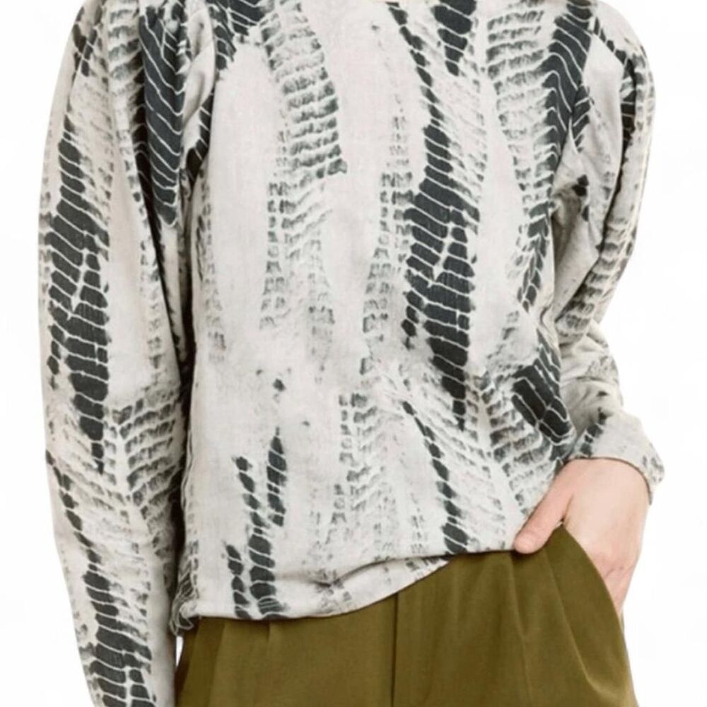 Ted Baker London Sonoma Puff Sleeve Sweatshirt - Size 2 (US 6) - EUC
